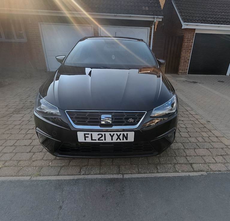 SEAT IBIZA TSI FR, 2021, Black, 58k miles, FSH
