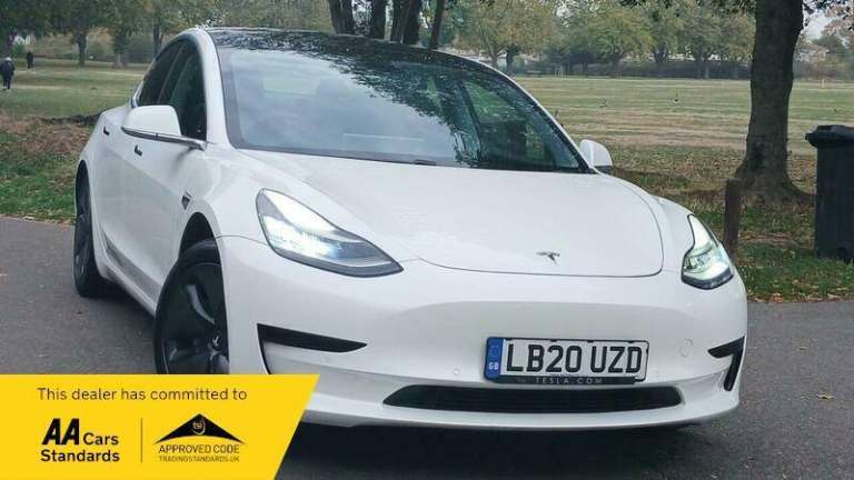 2020 Tesla Model 3 Standard Range Plus Auto RWD 4dr SALOON Electric Automatic