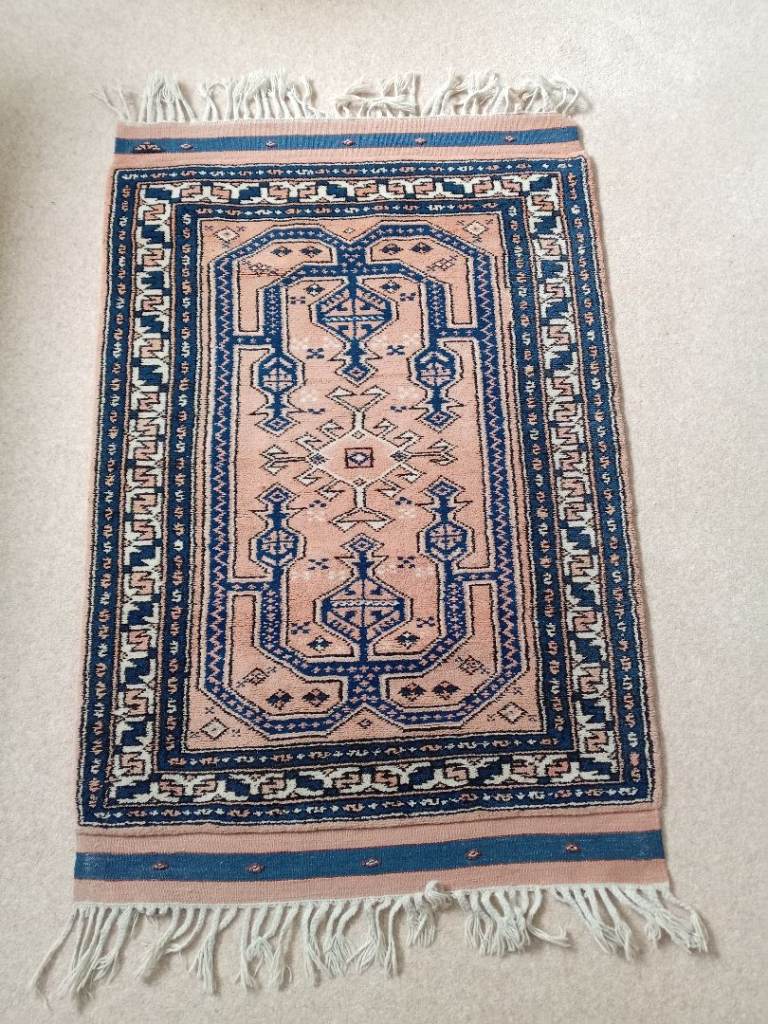 Vintage Turkish wool rug