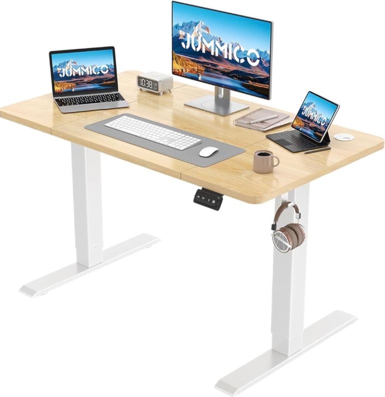 Electric height adjustable standing table desk 120x60cm