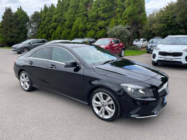 2017 Mercedes-Benz CLA CLA 180 Sport 4dr Tip Auto Saloon Black SALOON Petrol Automatic