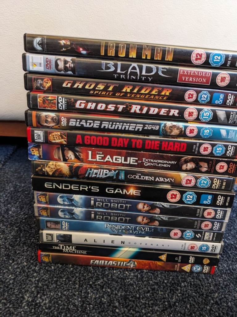 Lots of mixed movie dvds. More available!WD25 0RH 