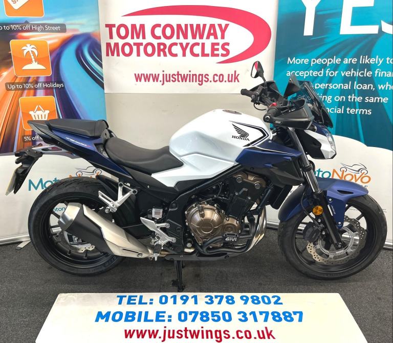 HONDA CB500F, 2020(70), ONLY 8,192 MILES, FSH, IMMACULATE BIKE, EXTRAS, £3995