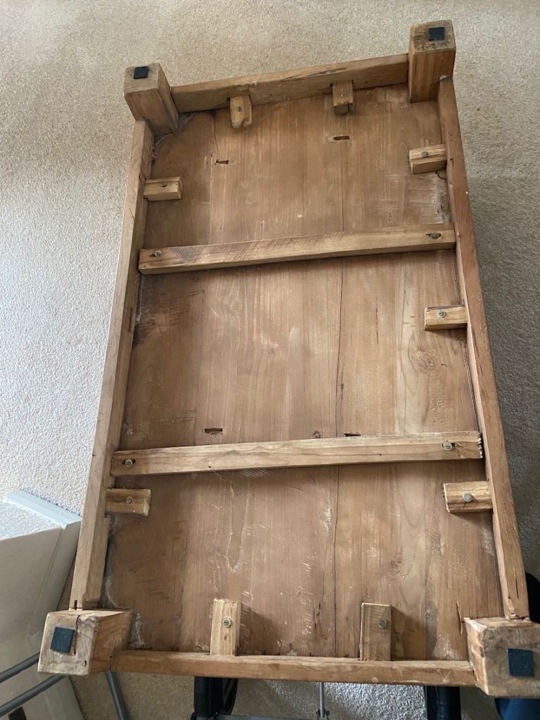 Cube Coffee Table, Reclaimed Teak, made by RAFT