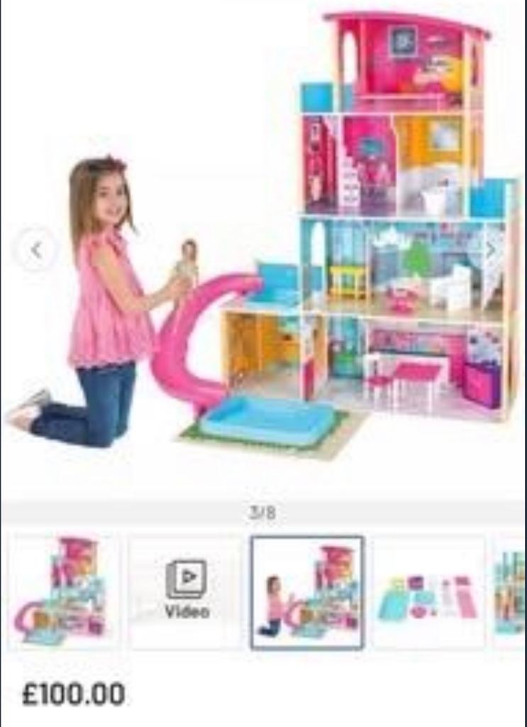 Jupiter Workshops Malibu Mansion Wooden Dolls House