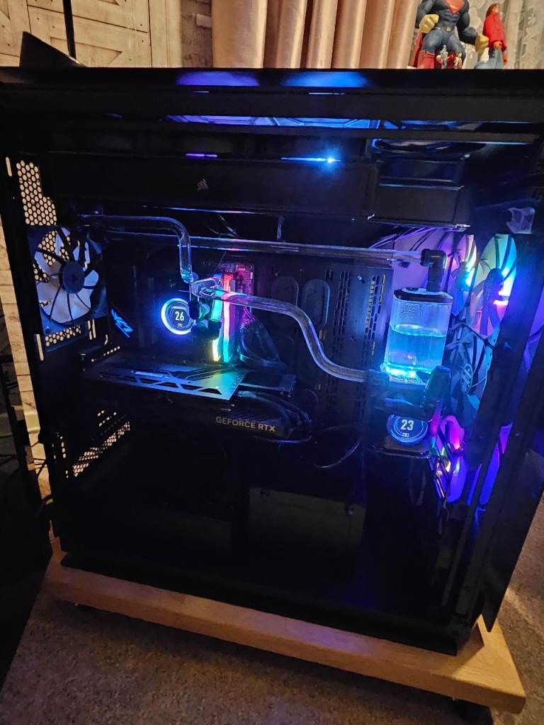 Custom Built Gaming PC - Liquid Digital Cooled, AMD Ryzen 9 9950x 96gb DDR5, RTX 4080 Super Asus ROG