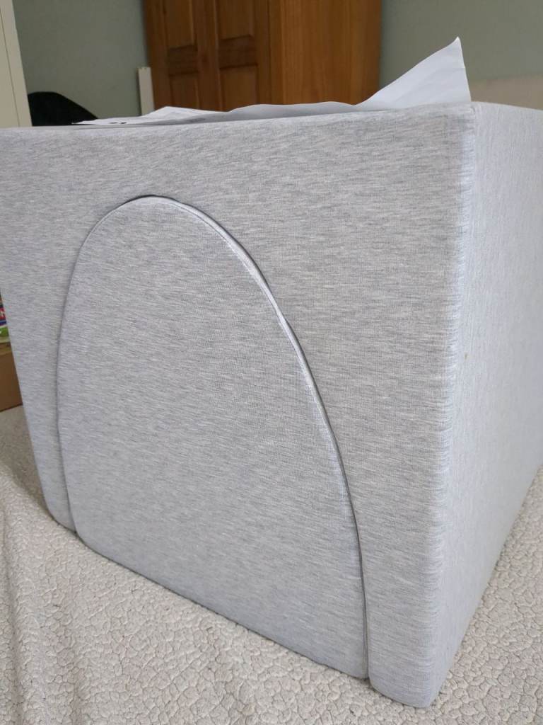 Grey KiddyMoon Foam Tunnel / Hill Element for Kids Play