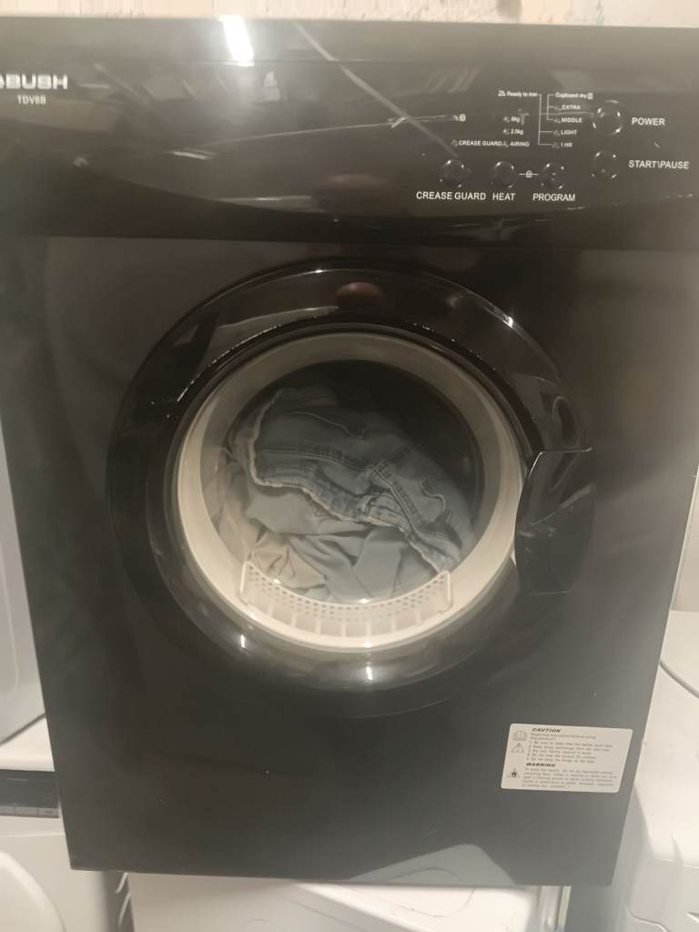 Bush TDV60B Black Tumble Dryer – Good Condition