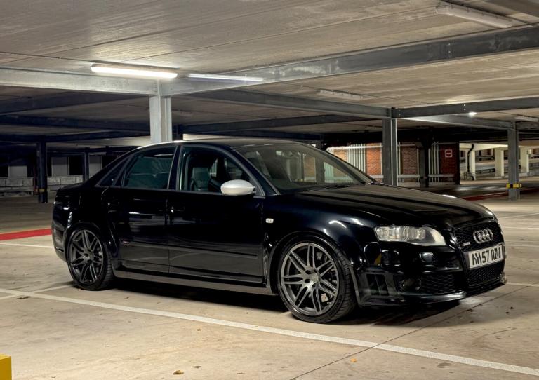 AUDI RS4 QUATTRO 4.2 V8 PETROL ULEZ MANUAL 4DR SALOON 2007 [57] BLACK 
