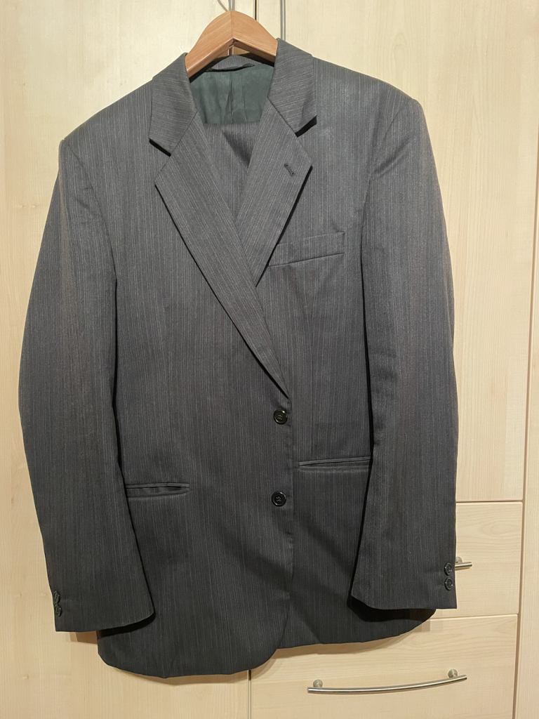 Pinstripe mans suit -jacket and trousers 