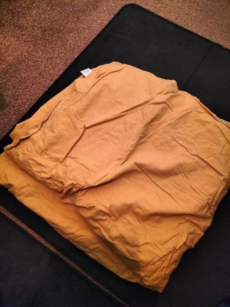 Dunelm double flat sheet - 100% cotton