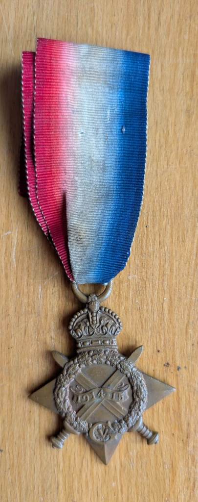 World War 1/WW1 1914/1918 Star Medal To 3821 PTE H. Hargreaves, E.LAN.R 