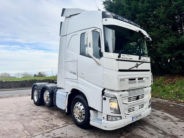 2018 68 Volvo FH 500 GT E6 6x2 tractor unit alloys PSS Auto sat nav fridge