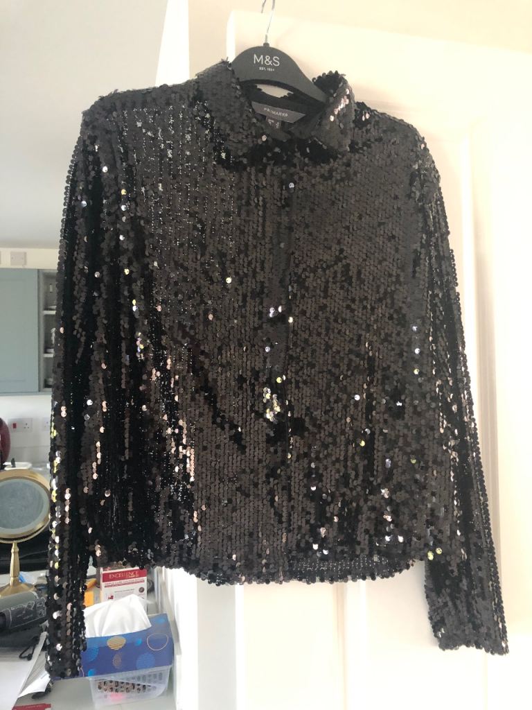 SEQUINED BLOUSE 