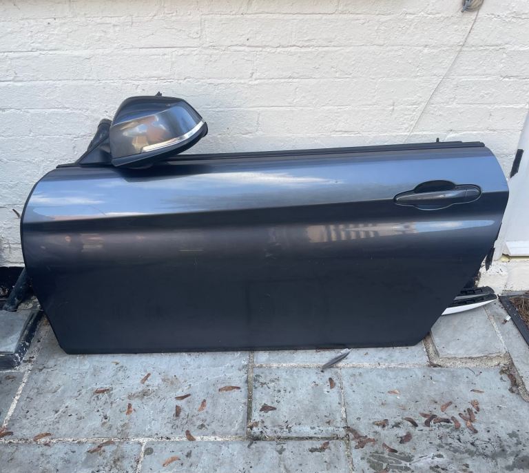 BMW 4 SERIES F32 COMPLETE DOOR FRONT LEFT PASSENGER SIDE N/S IN GREY