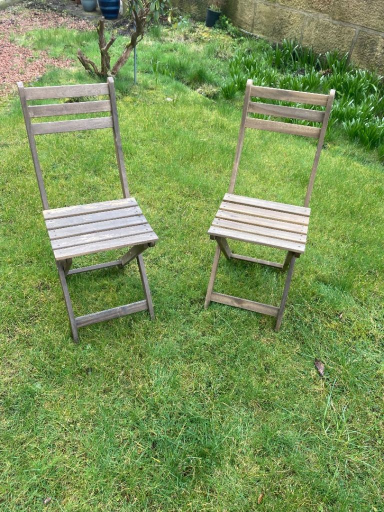 2 Folding Chairs £25 each Ono (West End)