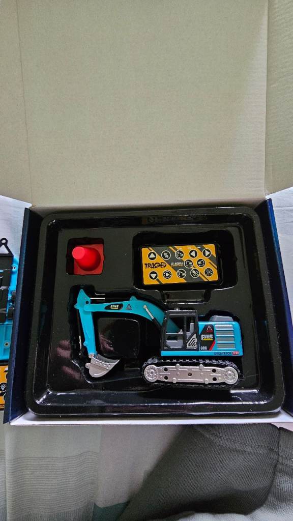 Remote control forklift digger and dumper mini toys rc