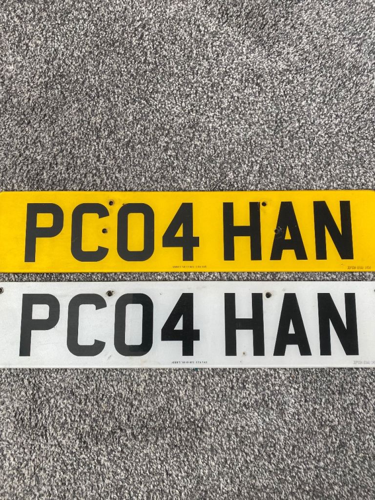 Private Number Plate PC04HAN for sale 