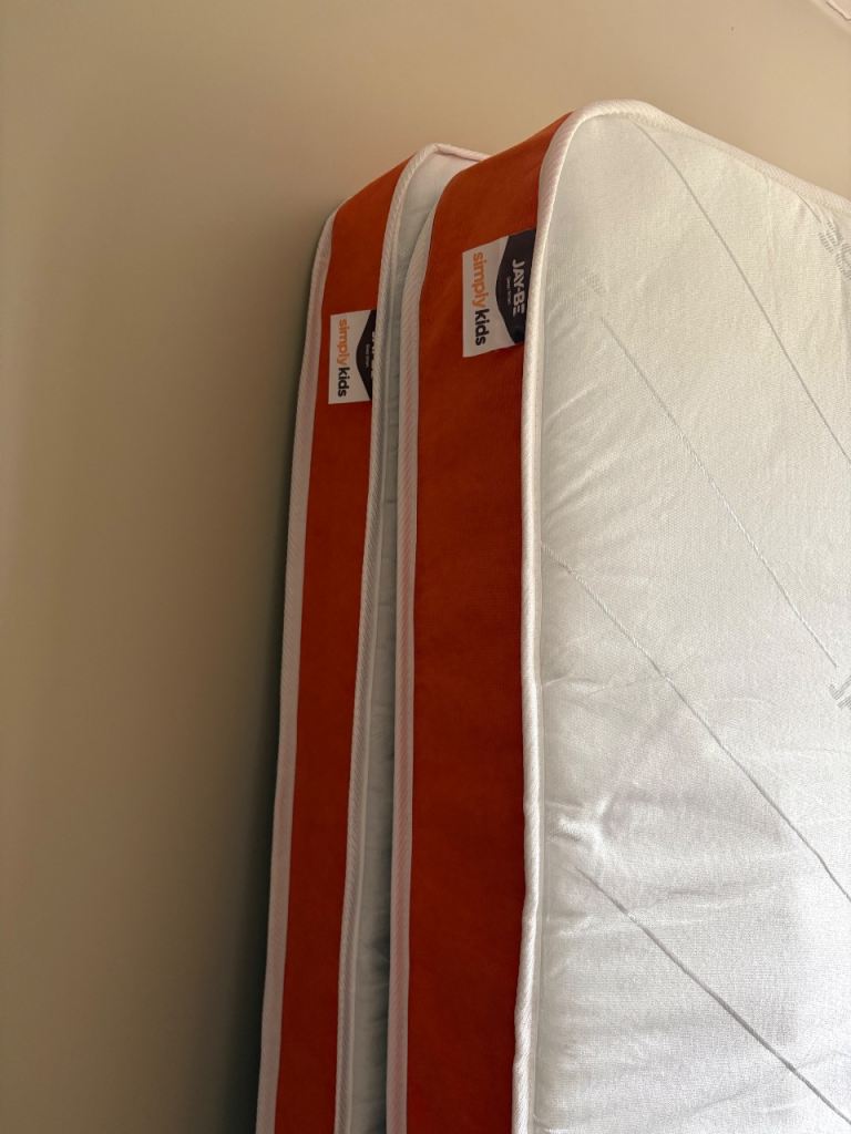 2 x Jay-Be Kids Single Mattresses  