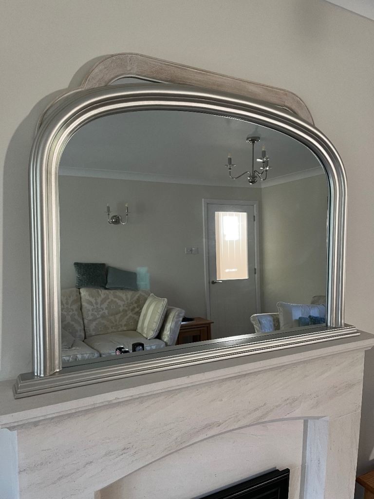 Mantle mirror - silver, as new