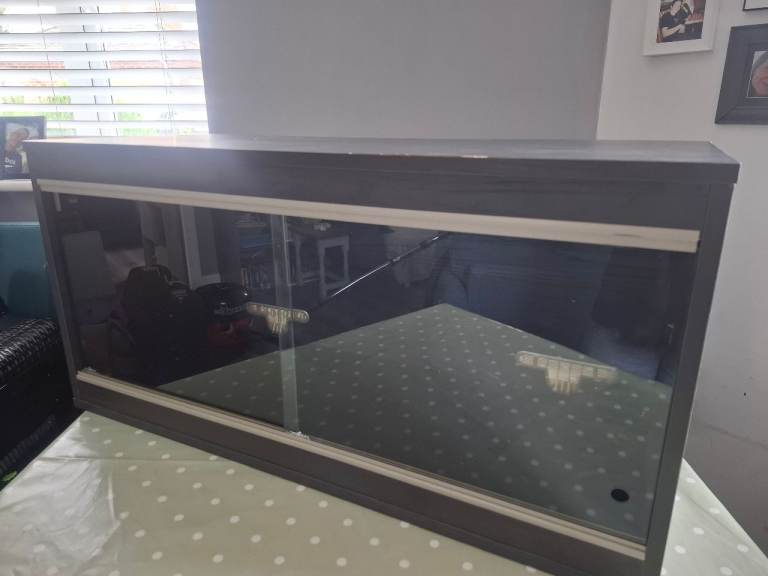 Vivarium snake lizard pet enclosure grey 3ft