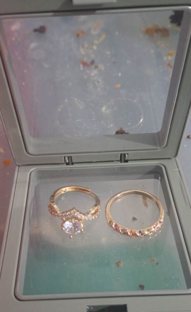 New Gold-Coloured Metal Rings Set - Never Worn