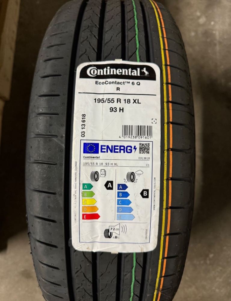 Brand New 195 55 18 Continental Eco Contact Tyre Tire