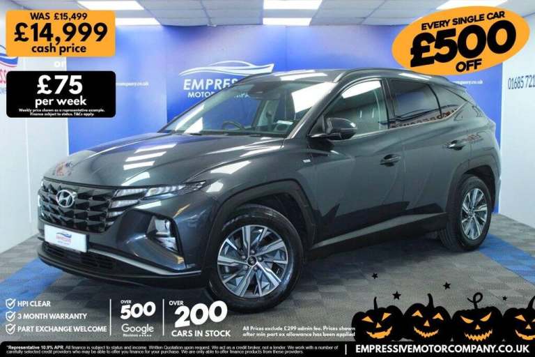 2021 21 HYUNDAI TUCSON 1.6 T-GDI MHEV SE CONNECT SUV 5DR PETROL HYBRID MANUAL EU