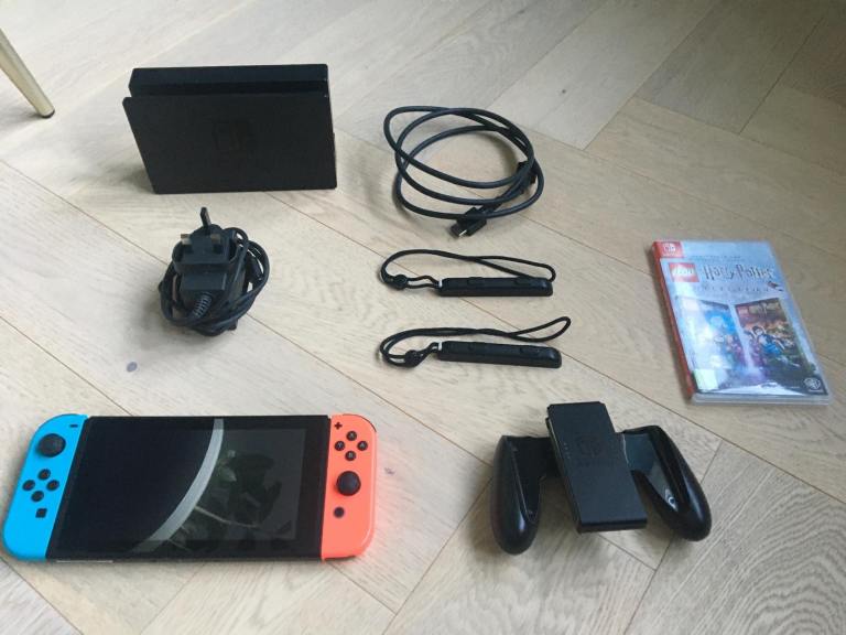 Nintendo Switch with game