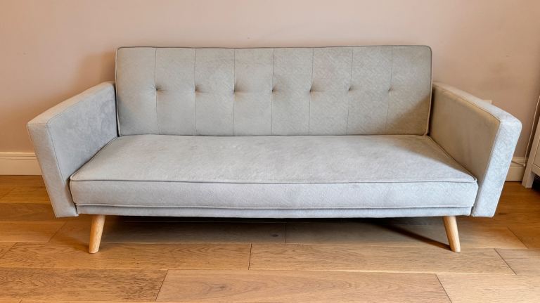 Sofa Bed greenish grey colour