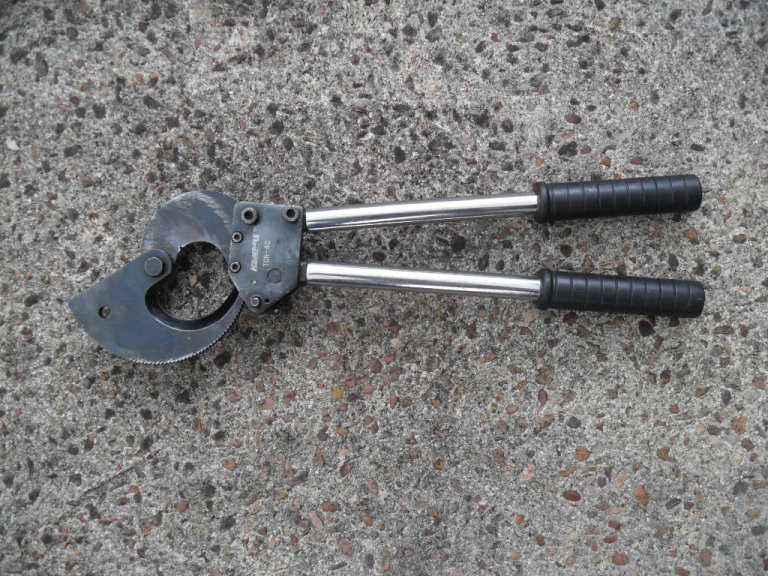CRIMP-PAK TCR-40 ratchet cable cropper for up to 35mm diameter