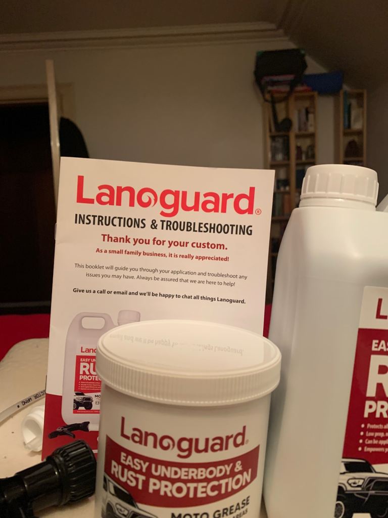 Lanoguard rust prevention kit for cars/vans 