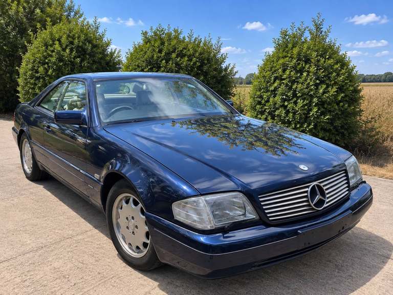 1996 P MERCEDES BENZ SL320 CONVERTIBLE 3.0 V6 R129 BLUE PETROL AUTO