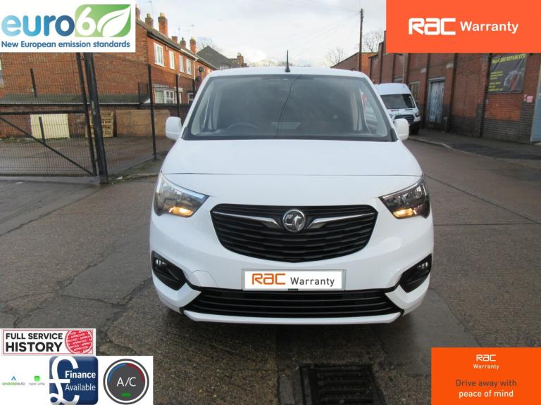 2021 Vauxhall Combo 1.5 Turbo D 100ps SWB Sportive Van 3 Seats NO VAT PANEL VAN Diesel Manual