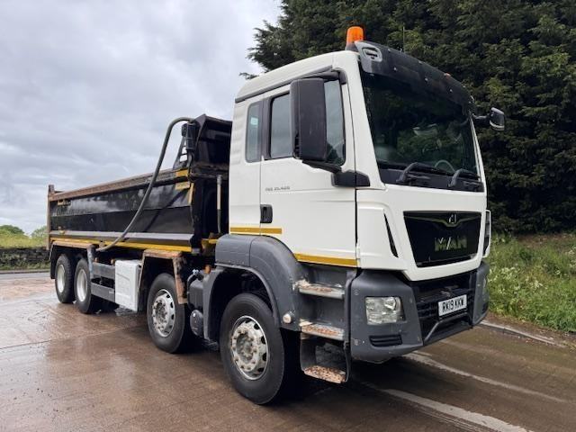 2019 19 MAN TGS 35.420 E6 8x4 Thompson steel tipper air tail-gate weigher