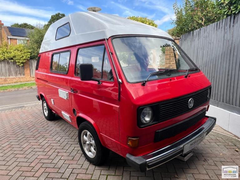 VW T3 / T25 Vanagon Campervan 2 Berth 4 Belt 1.7 Diesel 77k mile Rock & Roll Bed