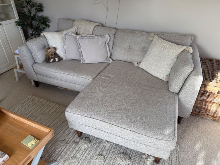 Large three seater corner sofa
