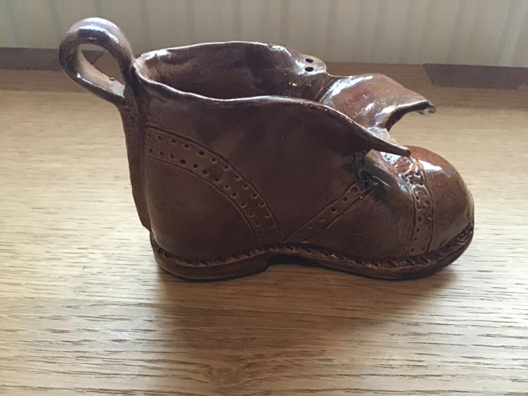 Pottery boot