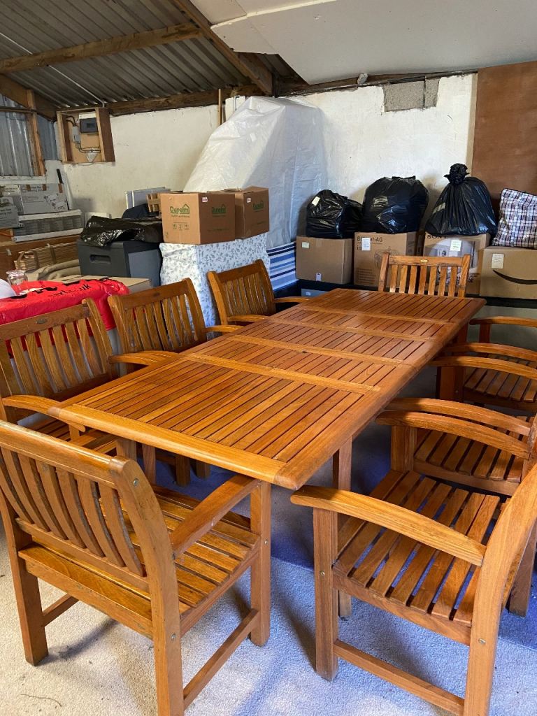 EXTRA LARGE Solid Wood Garden Furniture - (2 PIECES LEFT………See Description For Details) 