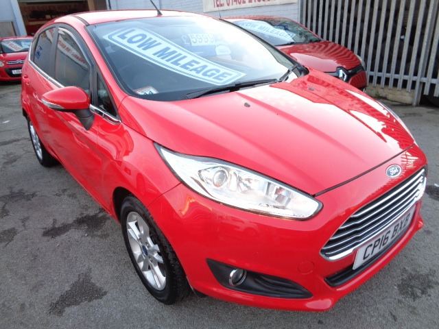 2016 Ford Fiesta 1.25 82 Zetec 5dr HATCHBACK Petrol Manual