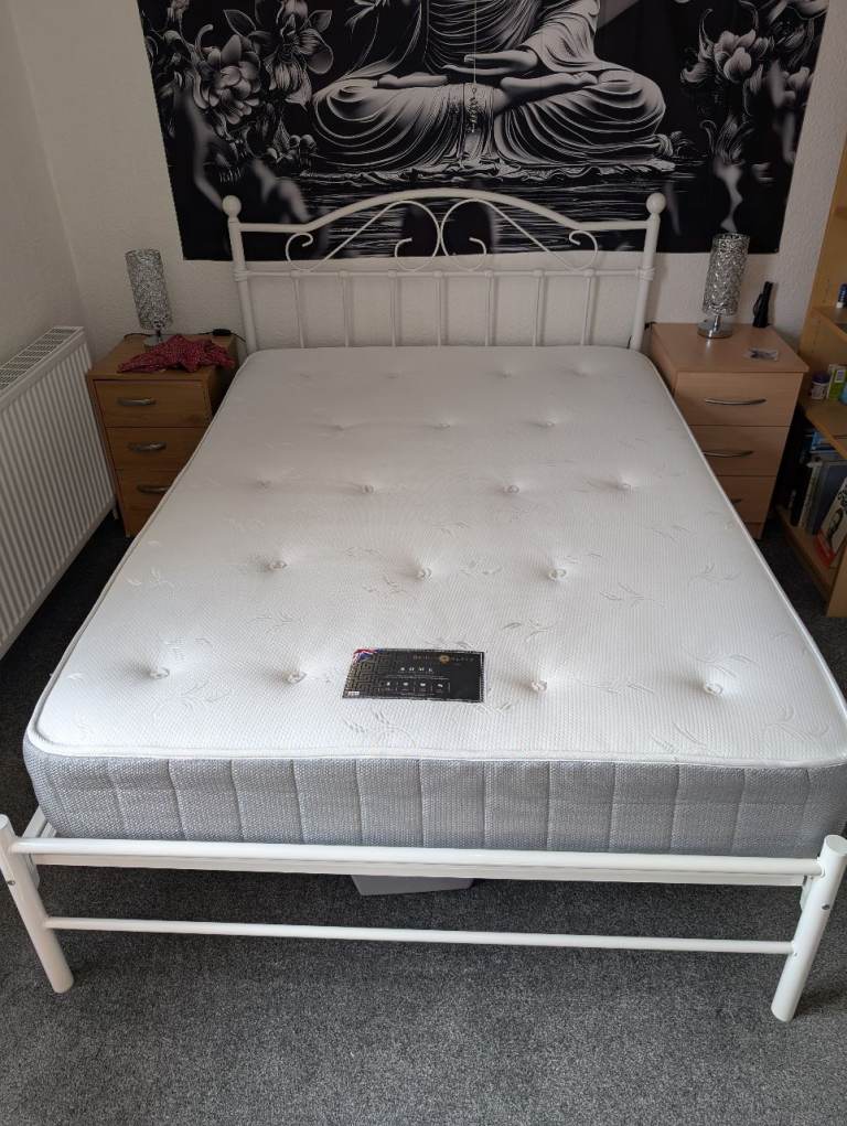 Double bed and mattress 