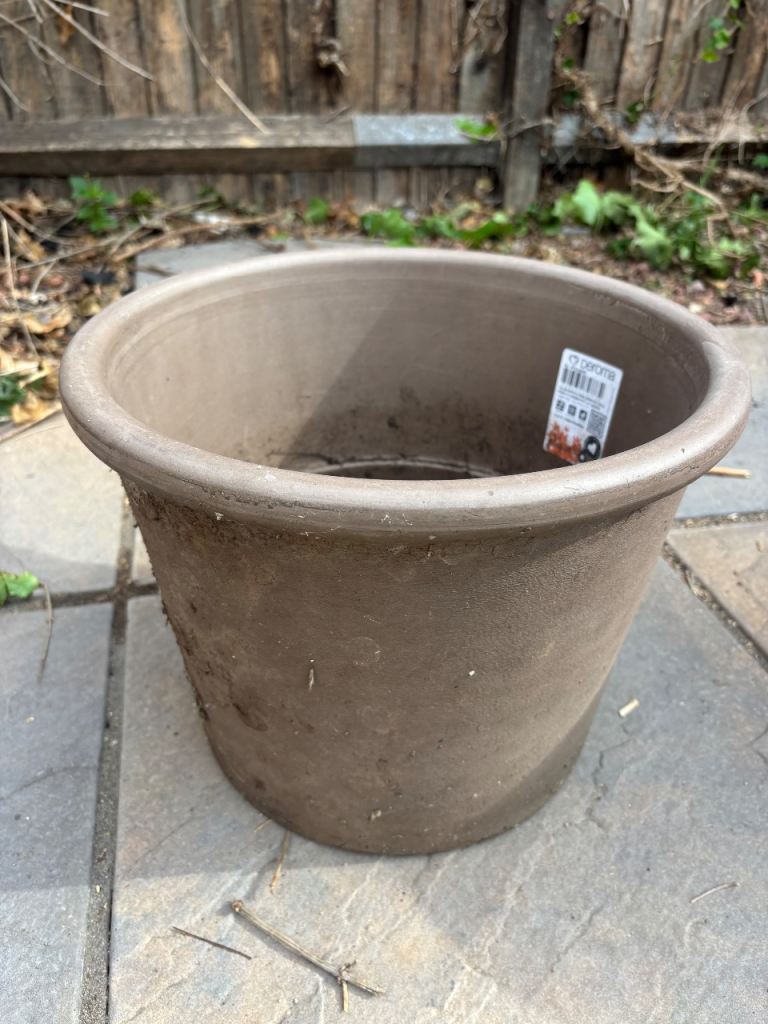 Grey Garden Pot