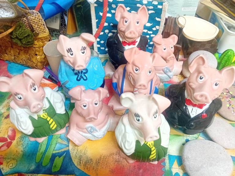 Wade England Piggy Bank Figurines - Good Condition