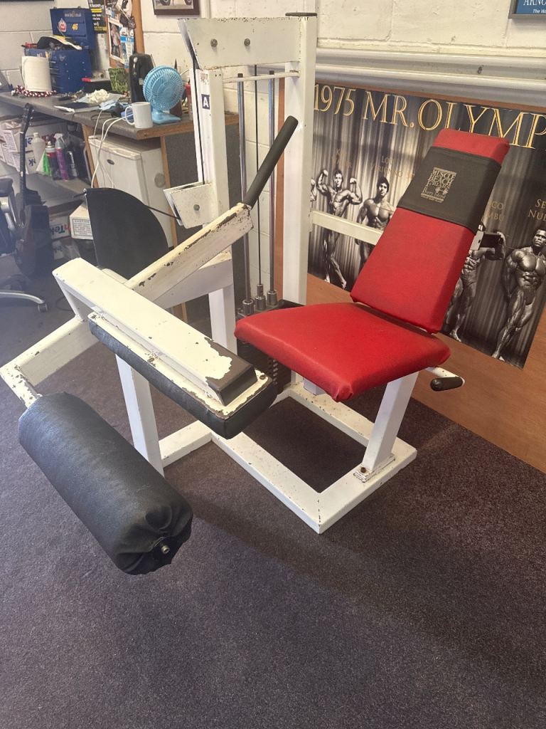 Commercial Gym Leg Curl Machine with Weight Stack