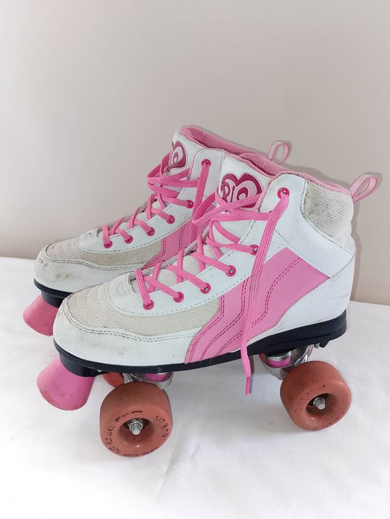 Rio Roller white & pink Roller Skates - UK 7 (EU 40.5)