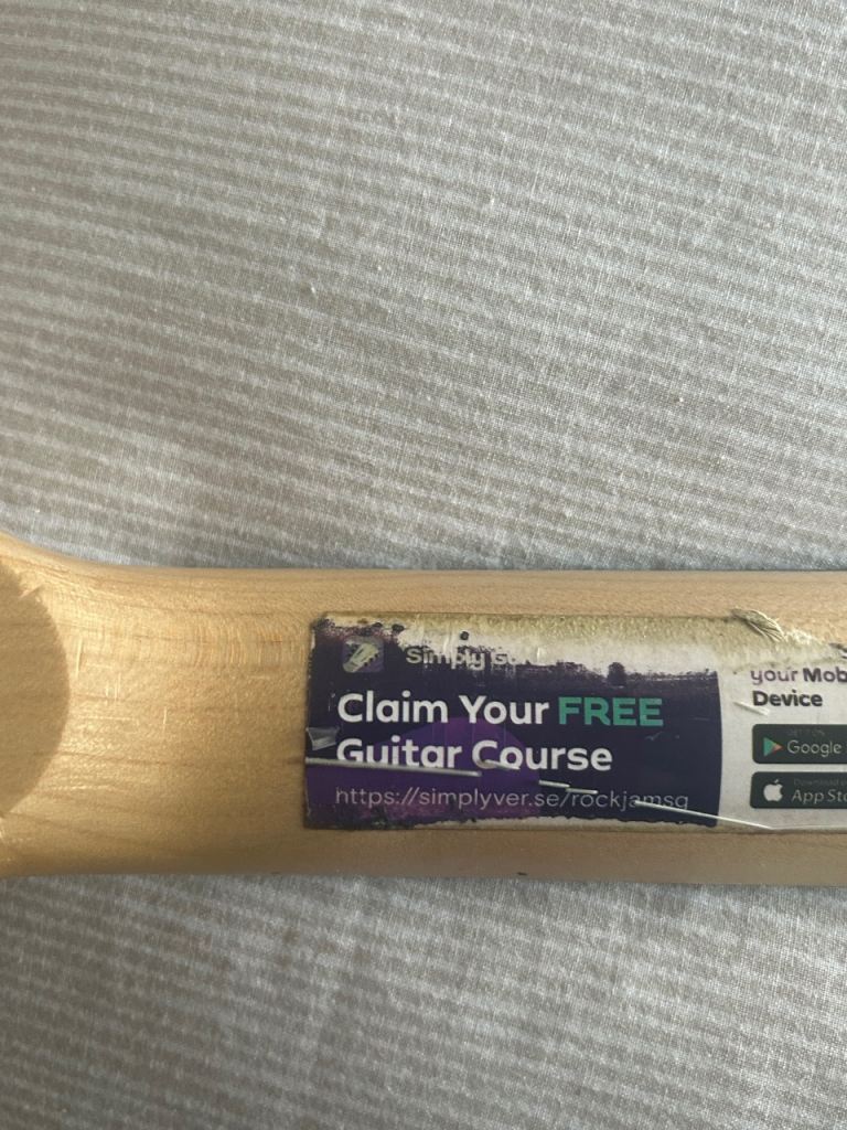 Rockjam Black and White Strat