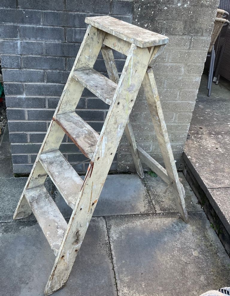 Vintage Wooden Ladders