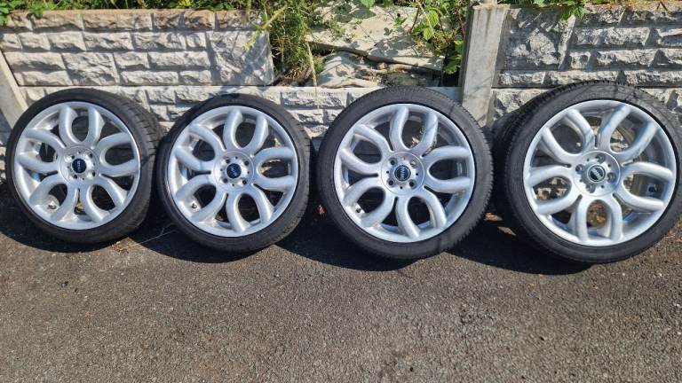 Genuine 17" MINI Cooper R52 R53 R55 R56 R57 Flame Spoke 4x100 Alloy Wheels 