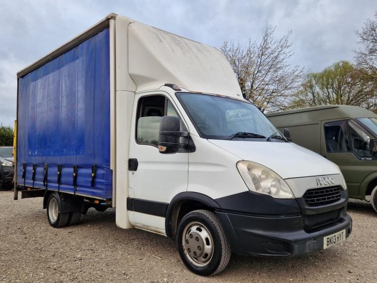 2013 Iveco Daily Chassis Cab 3750 WB Curtainsider Luton Box Van Tail Lift CHASSIS CAB Diesel Manual