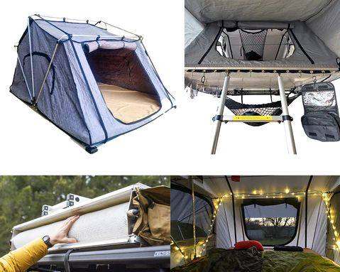 image for Thermal Liner + Full Camping Storage Bundle + Anti Condensation Mattress + LED Lighting. 